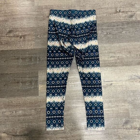 AMERICAN EAGLE GEOMETRIC AZTEC TRIBAL STRETCH ANKLE LEGGINGS - Picture 2 of 5